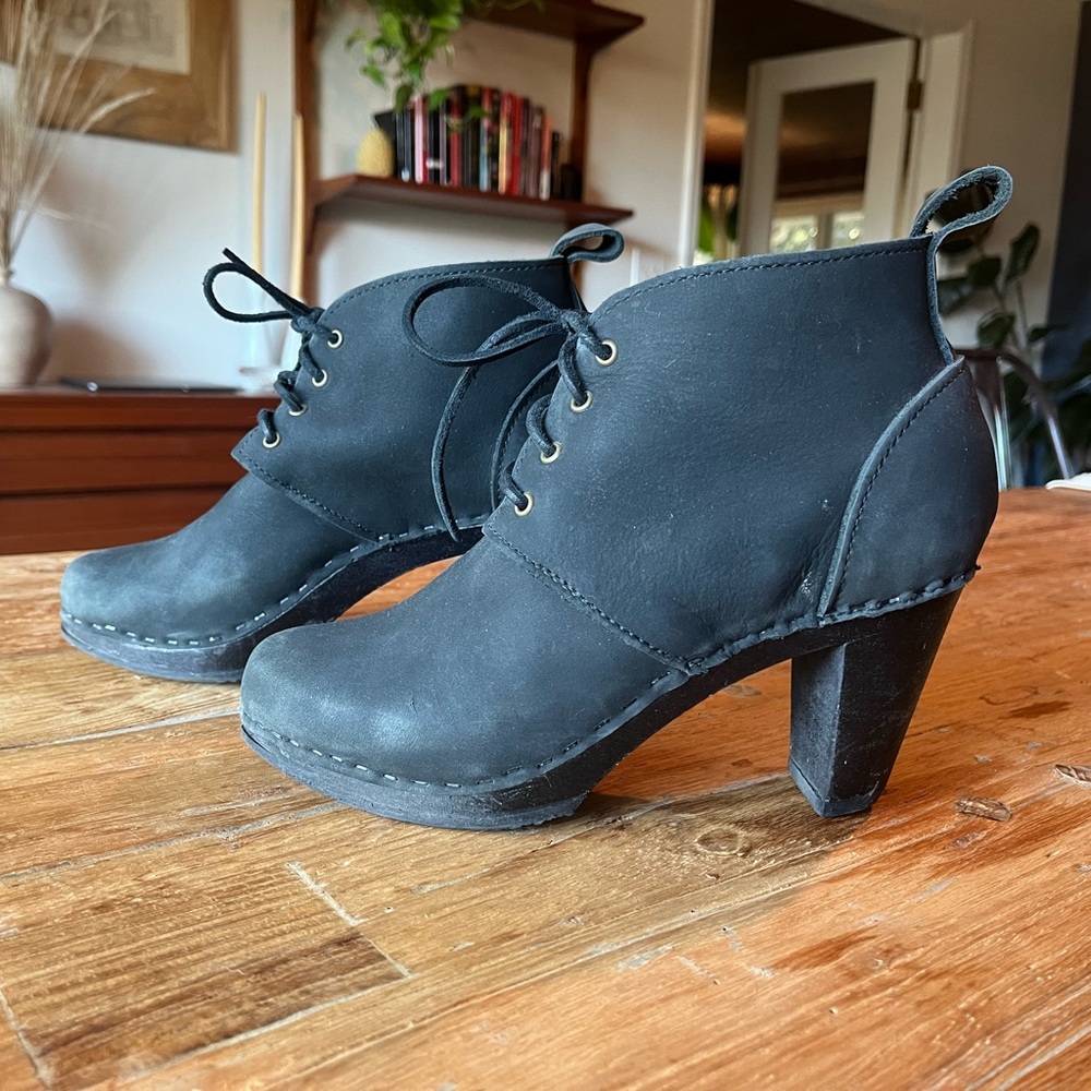 Sven Heeled Lace-up Boots